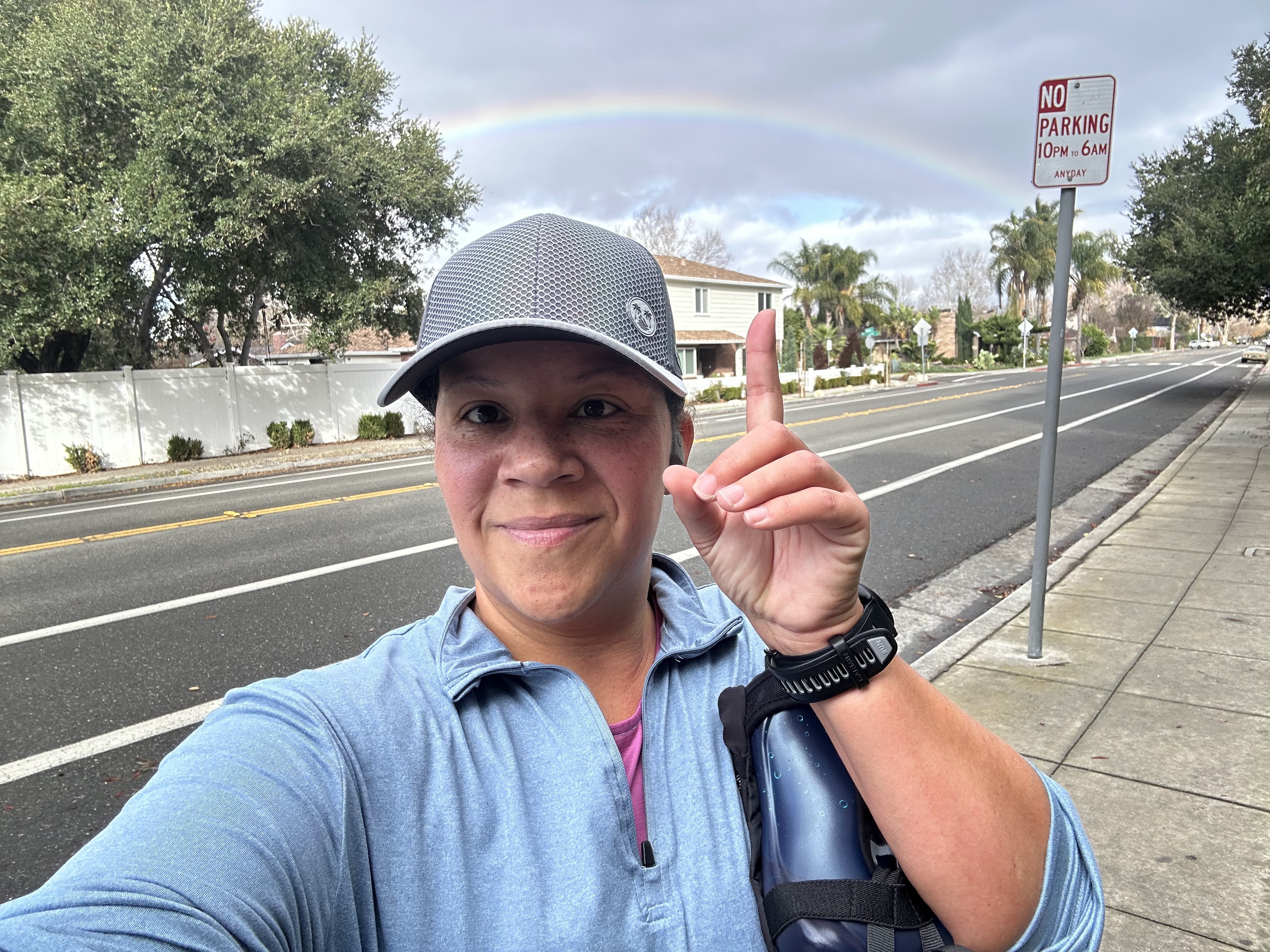 Coach Sabrina with rainbow