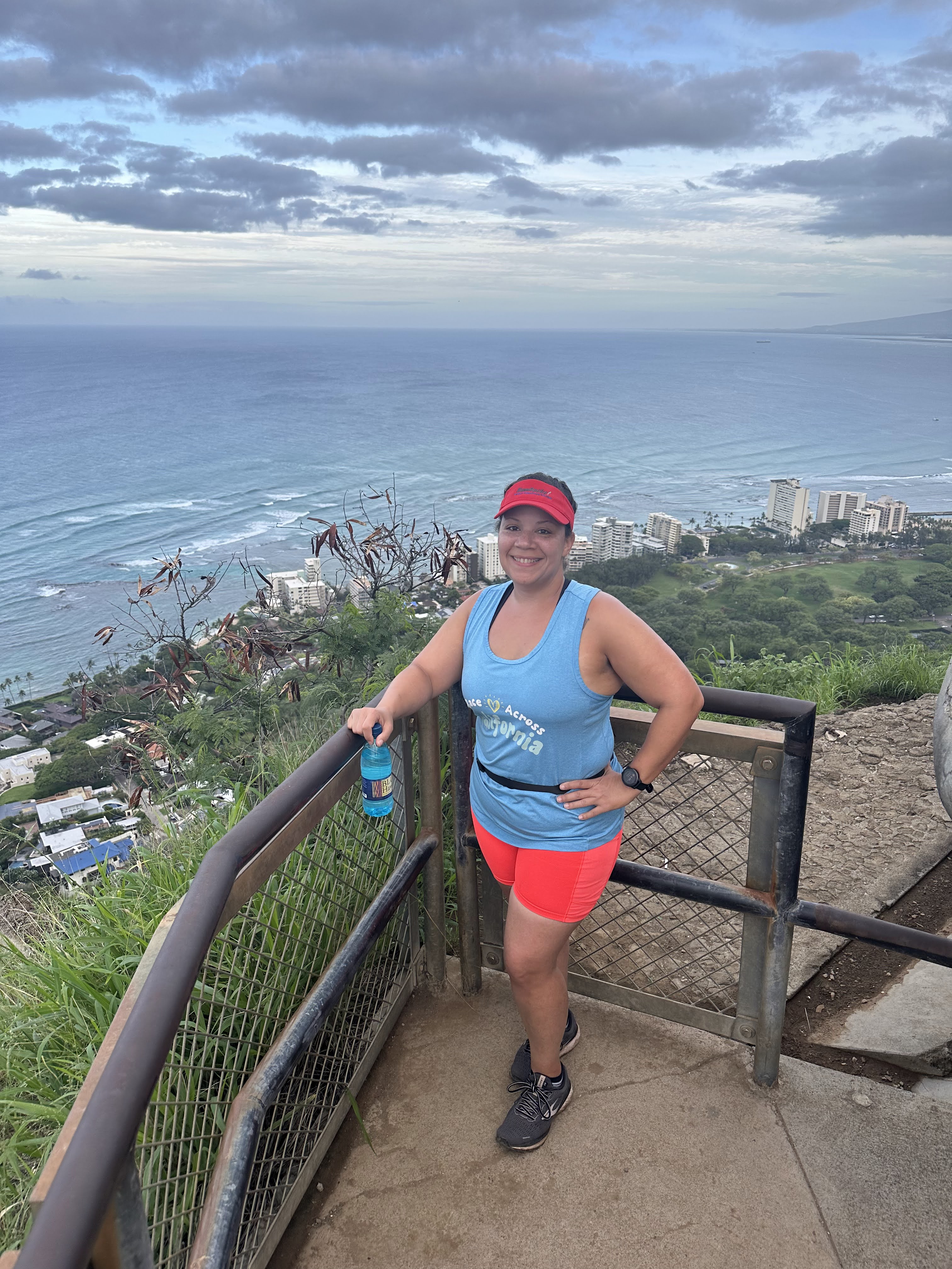 Coach Sabrina at Diamond Head, Hawaii